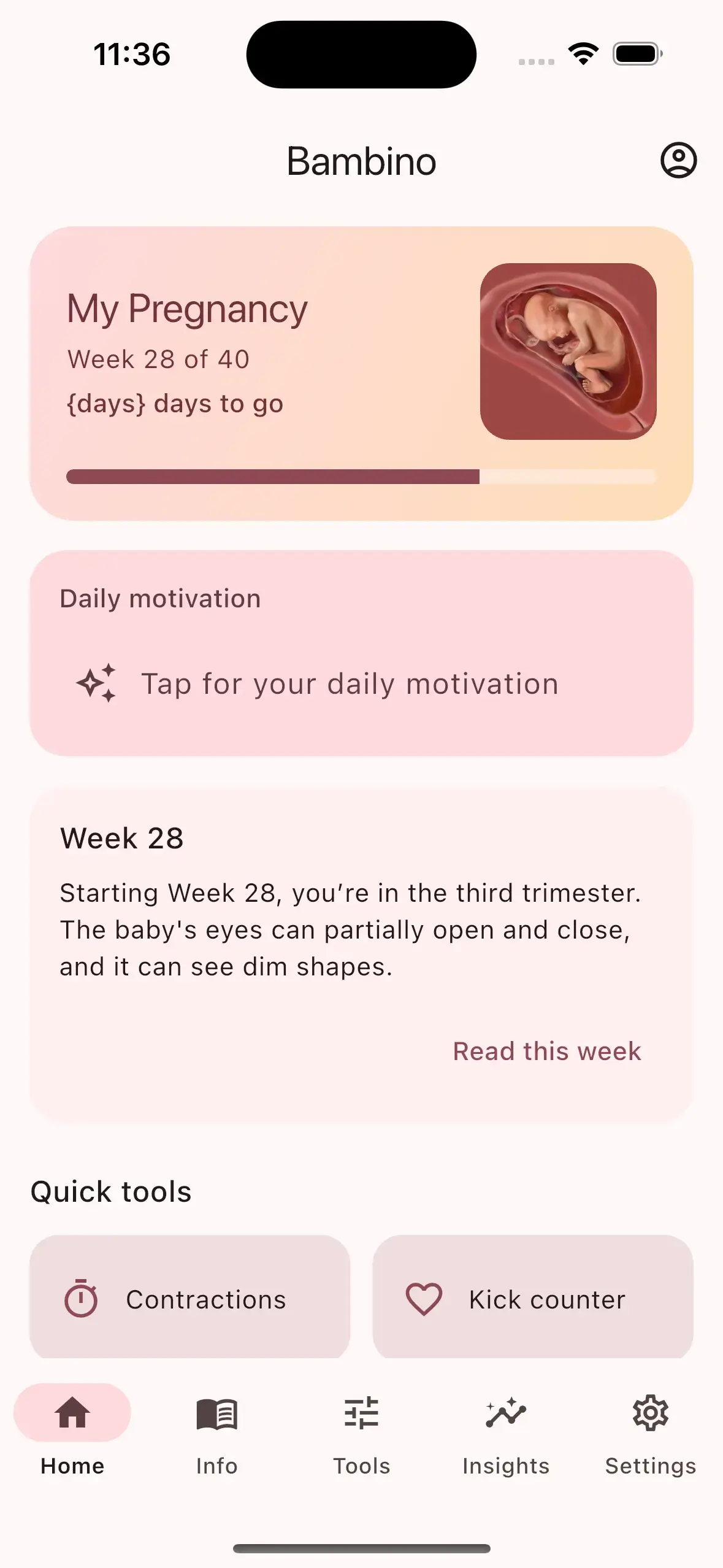 Spring app screenshot